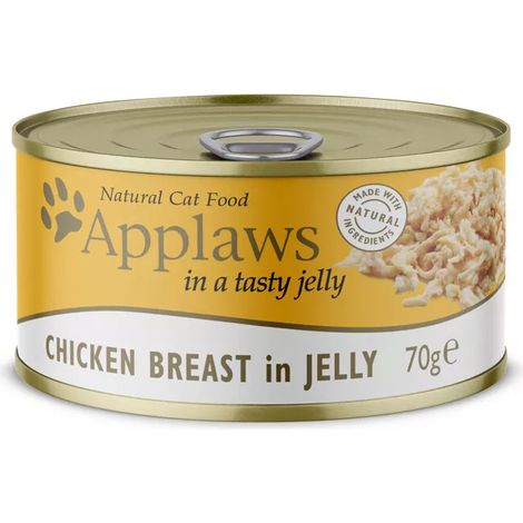Applaws Premium Aliment humide pour chats adultes au poulet en gelée 70 g (1/3)