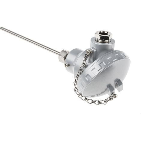 Capteur RTD PT100 RS PRO, Ø 6mm, L.150mm, +450°C max, Tête de connexion ( Prix pour 1 ) (1/3)
