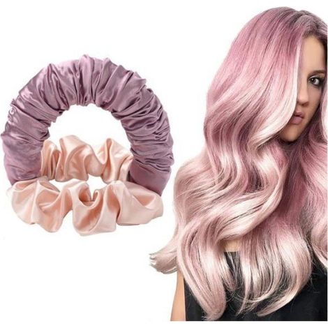 Fer à friser paresseux sans chaleur pour cheveux bouclés, cercle de sommeil violet (1/4)