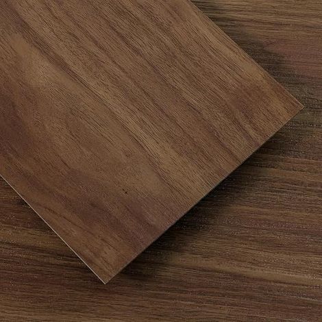 Self Adhesive Vinyl Floor Tiles - Light Walnut Colour - 18 sq. ft. for Living Room, Bathroom, Kitchen, Bedroom (1/5)