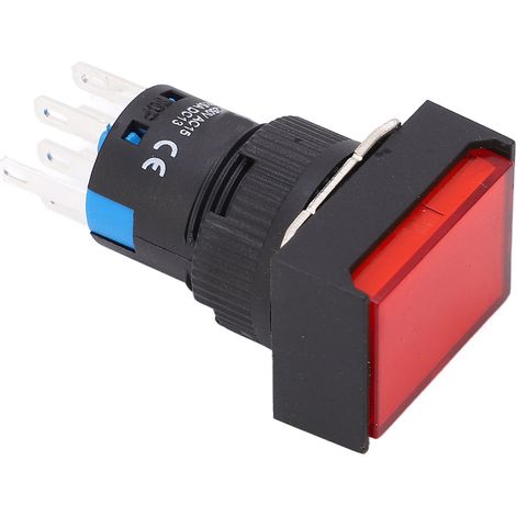 25 Drucktaster mit Kontrollleuchte und Ein-/Ausschalter für industrielle Anlagen, AC/DC 12 V (1/5)