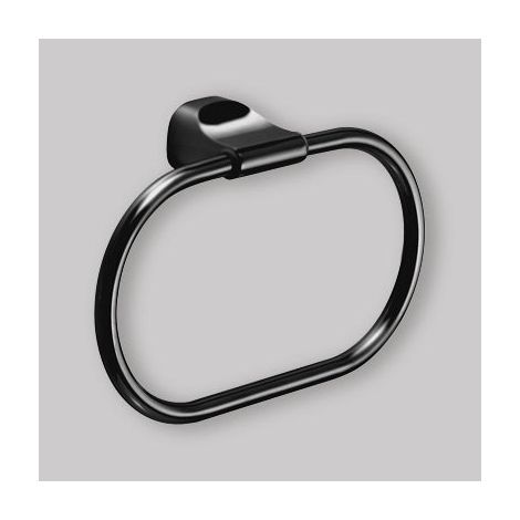 PORTA SALVIETTA AD ANELLO STELVIO - Nero (1/4)