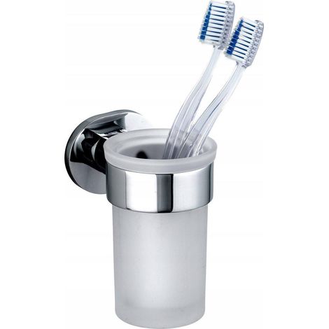 Wenko Gobelet Design UV-Loc Trasparente per Bagno