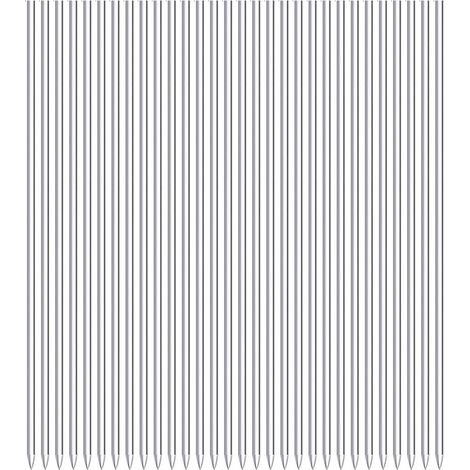 Lot de 30 tuteurs en acrylique pour plantes, supports transparents pour plantes d'intérieur et d'extérieur, tuteurs de jardin, sup (1/5)