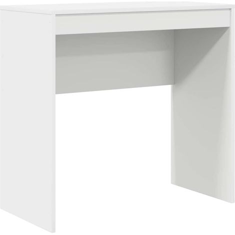 Bureau,Table de travail,Table d'étude Blanc 80 x 40 x 76 cm Bois d'ingénierie CFW84422 (1/5)