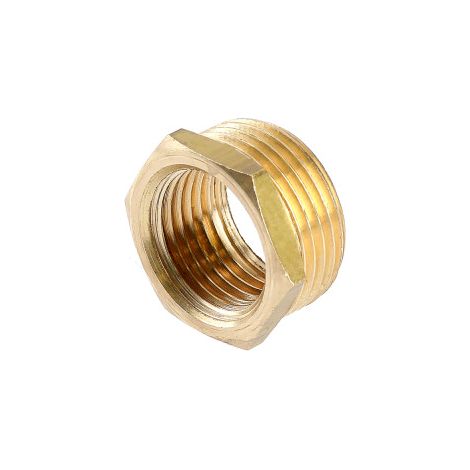 Raccord laiton mâle-femelle 20/27 – Réduction 15/21 – Filetage ISO 228/1 – Installation rapide – D06503B (1/3)