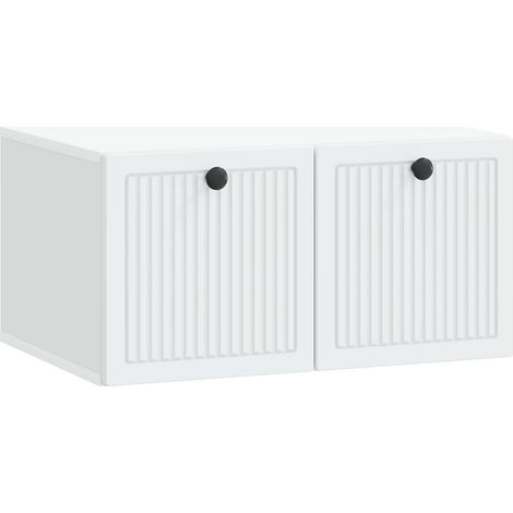 Maison Exclusive - Mobile Porta TV da Muro Bianco 59,5 x 41 x 30 cm (1/5)