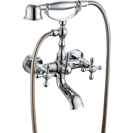 Rubinetto vasca monoblocco serie Classic in Cromo