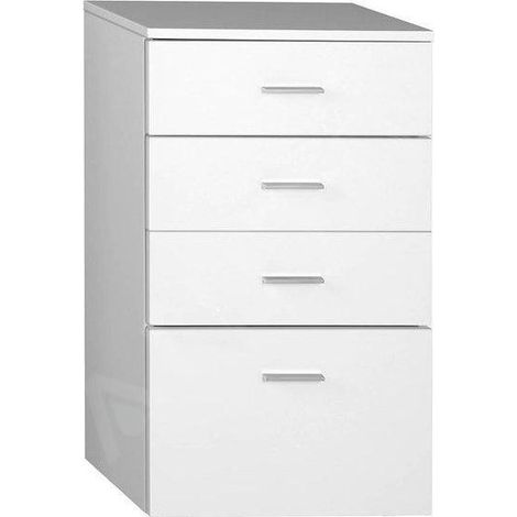 ZOJA/KERAMIA FRESH Commode à tiroirs 50x78x29cm, blanc (1/3)