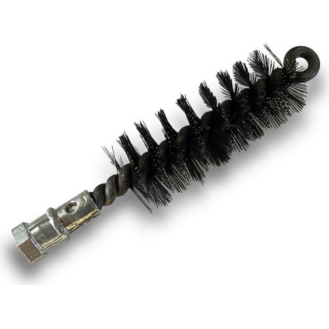 Brosse à tube PRO ACIER Ø 25 mm Raccord M12175 femelle Ame en acier torsadé Nettoyage brossage tube et canalisation Kibros 41SCA25 (1/5)