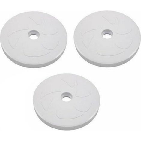 BEBUSINGOTO Rueda de repuesto grande C6 compatible con el limpiafondos Polaris 180/280 C-6 (paquete de 3) (1/4)
