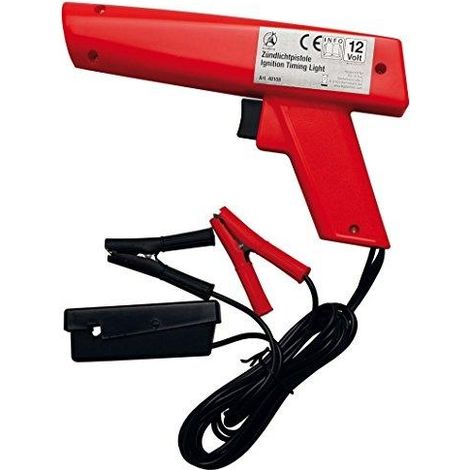 Strumento di misura bgs diy pistola stroboscopica rosso 12 volt