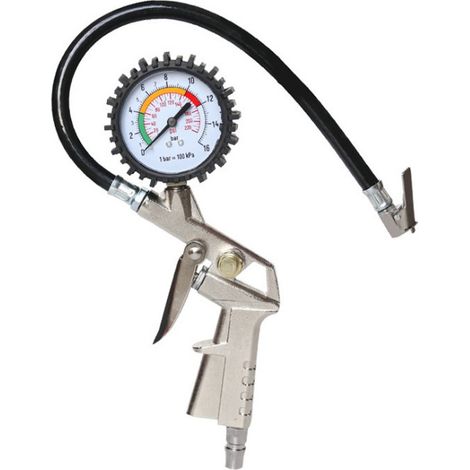 Manomètre de pression des pneus automobiles tout métal haute précision avec pistolet 5 (1/3)