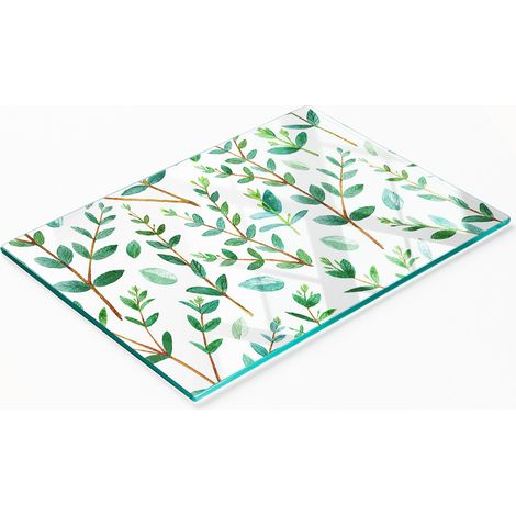 Planche décorative multifonctionnelle de cuisine en eucalyptus durci 80x52 cm (1/5)