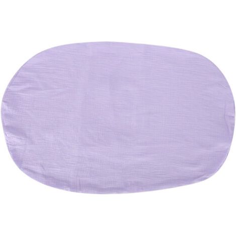 Housse de transat bébé respirante, lavable et portable pour nouveau-né - Violet clair