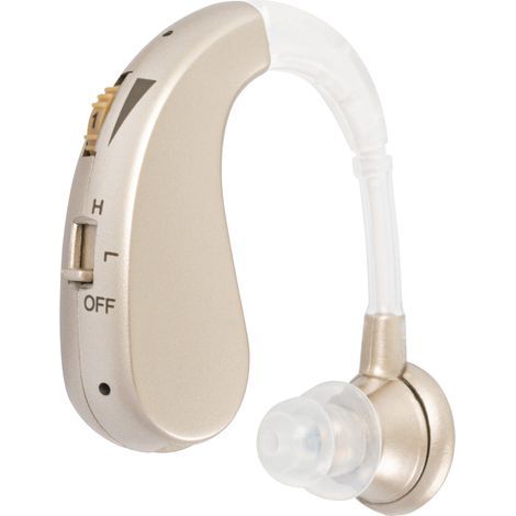 Amplificatore ricaricabile Apparecchio acustico Apparecchio acustico digitale Apparecchio acustico Amplificatore del suono Spina UE Oro (1/3)