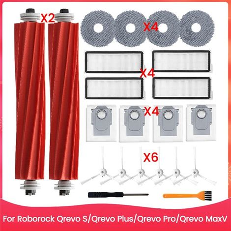 Kit de accesorios para Qrevo S/Qrevo/Qrevo Pro/Qrevo MaxV. Piezas de repuesto. (1/2)