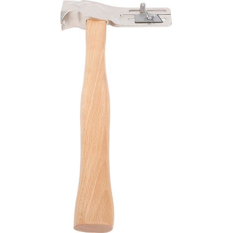 Hachette de couvreur magnétique de 485 g, marteau à bardeaux en acier au carbone avec manche en bois, pour la réparation de toitures (1/5)