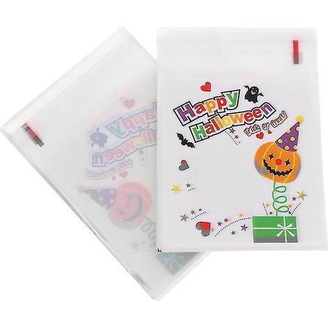 200 sachets à biscuits autocollants