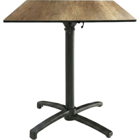 Table Pliable 59x59 cm plateau Compact modèle TABLE VESOUL COMPACT pied T-One (1/3)