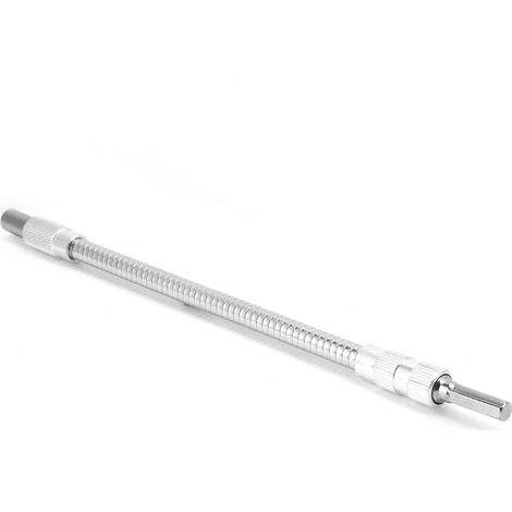 Arbre flexible en métal 245mm pour perceuse visseuse électrique, manche hexagonal, rallonge tuyau de connexion, accessoire outil rotatif (1/5)