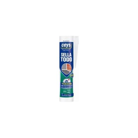 Sellador Multiusos CEYS Sellatodo Blanco Cartucho Profesional 280ml 505528 (1/4)