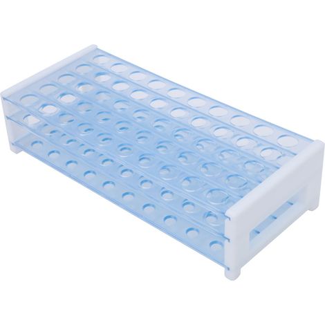 Porte-tubes à 3 niveaux, 50 trous, support amovible pour tubes à essai, accessoires de laboratoire (1/5)