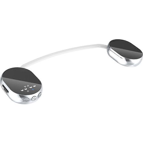 Oreiller avec enceinte Bluetooth, appareil à sons pour dormir, conduction osseuse, son stéréo, design plat, utilisation sous l'oreiller, bruit blanc et minuterie. (1/5)