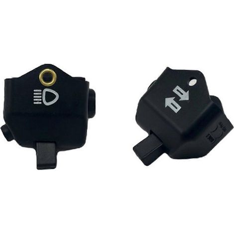 Kit de interruptor de botón indicador de luz para manillar de motocicleta Simson S50 S51 KR51 (1/5)