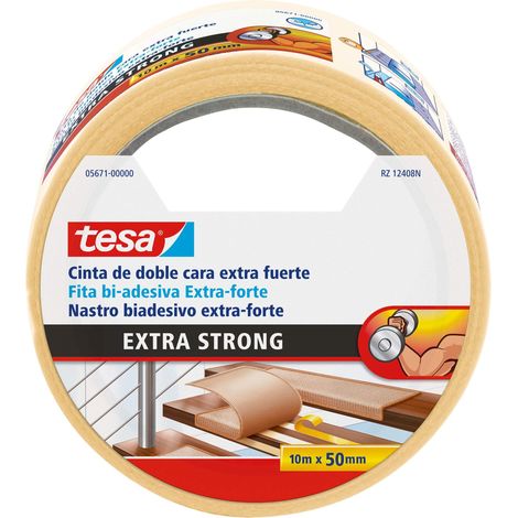 tesa® Biadesivo per pavimenti Tenuta Extra Forte 10M X 50MM (1/4)