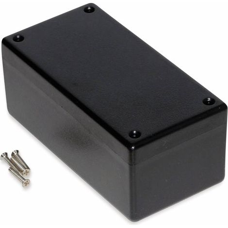 BOÎTIER UNIVERSEL HAMMOND ELECTRONICS 1594DBK ABS NOIR 131 X 66 X 55 1 PC(S) (1/2)