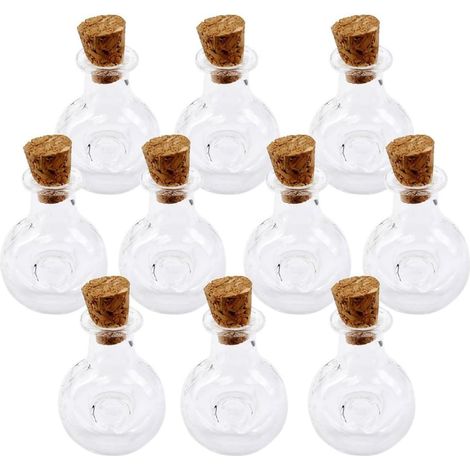 bouteilles en verre en forme de bouteilles de vin avec