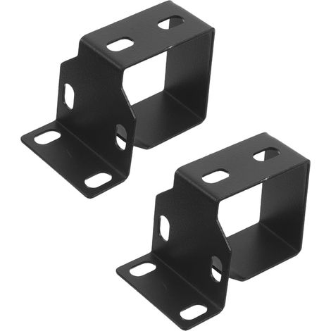 2 Pièces Canal de Gestion de Câbles en Métal Noir Mat pour Studio D'enregistrement, Protège Câbles XLR et Équipements avec Design Modulaire et Clips Sécurisés (1/5)