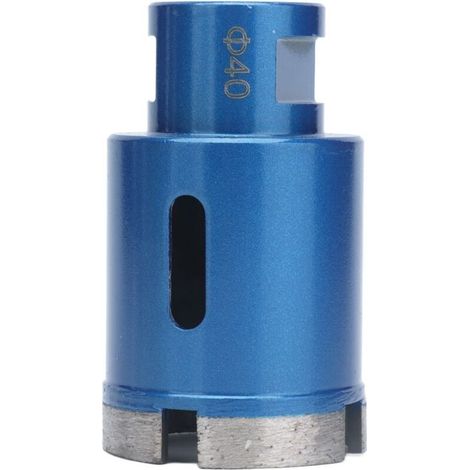 Foret Diamant 40mm pour Béton et Granit, Mèche à Couronne pour Perçage de Trous dans Matériaux Durs (1/5)