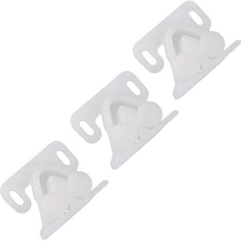 Lot de 3 loquets à bille marins pour fermeture porte, ressort en (1/5)