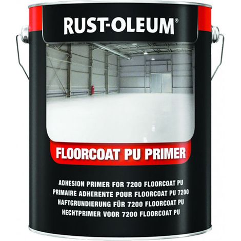 Peinture sol 7200 FloorCoat PU 5L brillant RUST-OLEUM - Contenance et Couleur: Jaune signalisation - RAL1023