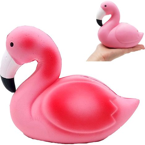 Balle anti-stress flamant rose - Idéale pour les adultes et les enfants - Cadeau de pendaison de crémaillère (1/4)