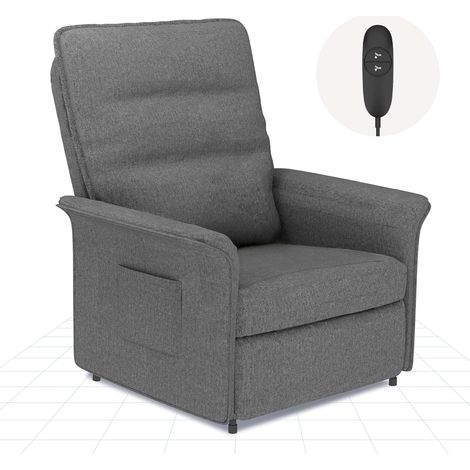 FlexiSpot Fauteuil Relax Inclinable Électrique, Gris