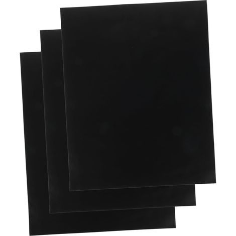 Tapis De Cuisson Antiadhésif Pour Four Et Grill Lot De 3 Feuilles Noir En Ptfe Résistant Haute Température Protection Fond De Four Pour Cuisson Et Pâtisserie'-'- (1/5)