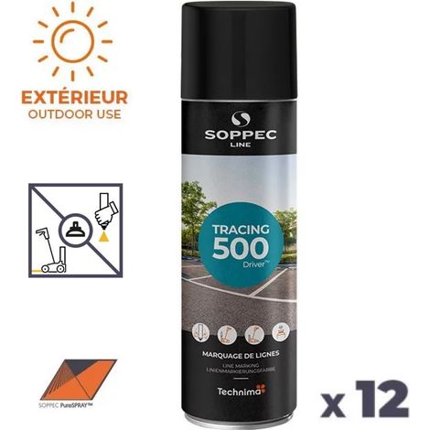 Tracing Peinture Aérosol, Noir - SOPPEC - 151603O (1/2)