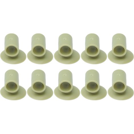 10 Pièces Butée de Porte en Silicone Antichoc pour Poignée, Protection Murale Maison Salle de Bain Chambre Vert Haricot