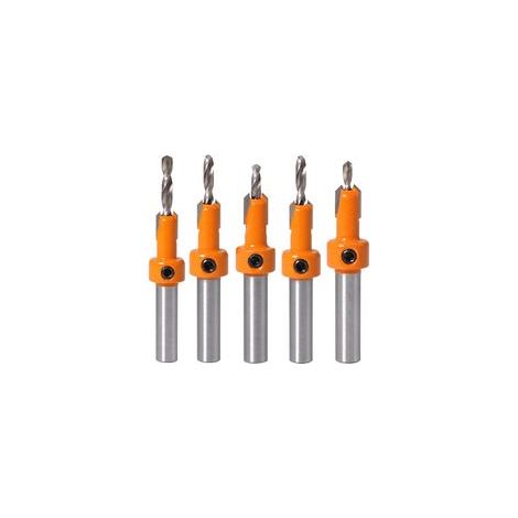 Fraise à bois HSS 8 mm alliage dur, fraiseuse, jeu de vis et extracteur – (1/5)