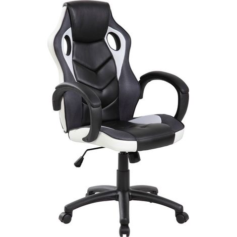 Silla con Ruedas - Sillón de Oficina Negro