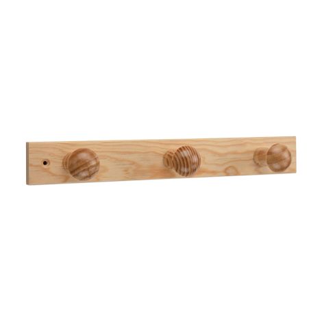 Colgador Pared 3 Pomos Inofix Mad Nat 3773 3773-8 Ud