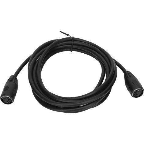 Adaptateur DIN 5 Broches Femelle vers Femelle, Câble d'Extension Flexible PVC 3m, Plug and Play pour Équipement Audiovisuel (1/5)