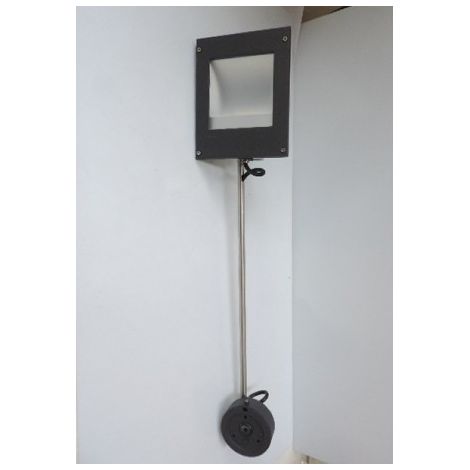 Projecteur extensif LED 10.5W gris graphite déporté 150x80x500mm 4000K 1200lm 230V IP65 BEGA+BOOM 77660K4 (1/2)