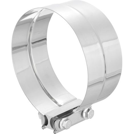 Collier D'Echappement Collier A Bande Joint Bout A Bout Argent (1/5)