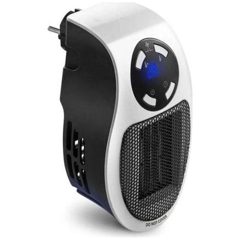 Crezuo Mini Radiateur Soufflant Mural Compact Chauffage Rapide Silencieux Idéal Salle de Bain Bureau (1/3)