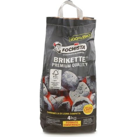 Fochista Bricchetti Carbone Premium Brikkette 4 Kg