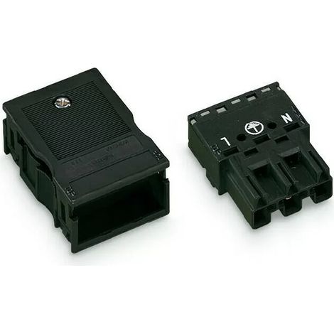 Wago 770-113 Connector 3P 4mm≤ 25A 250V black